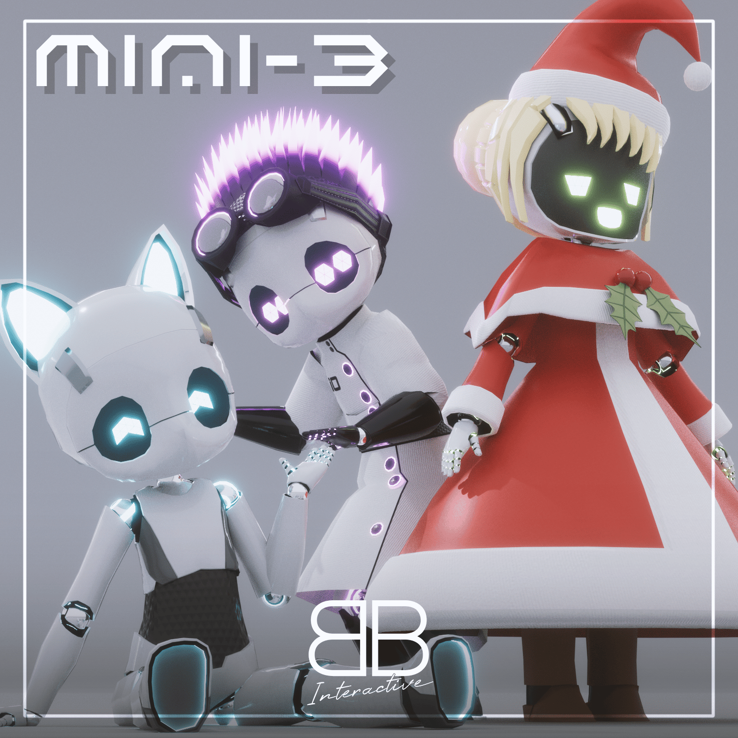 [Original 3D Model] M1N1-3 VRChat Avatar Bundle || PC + Quest