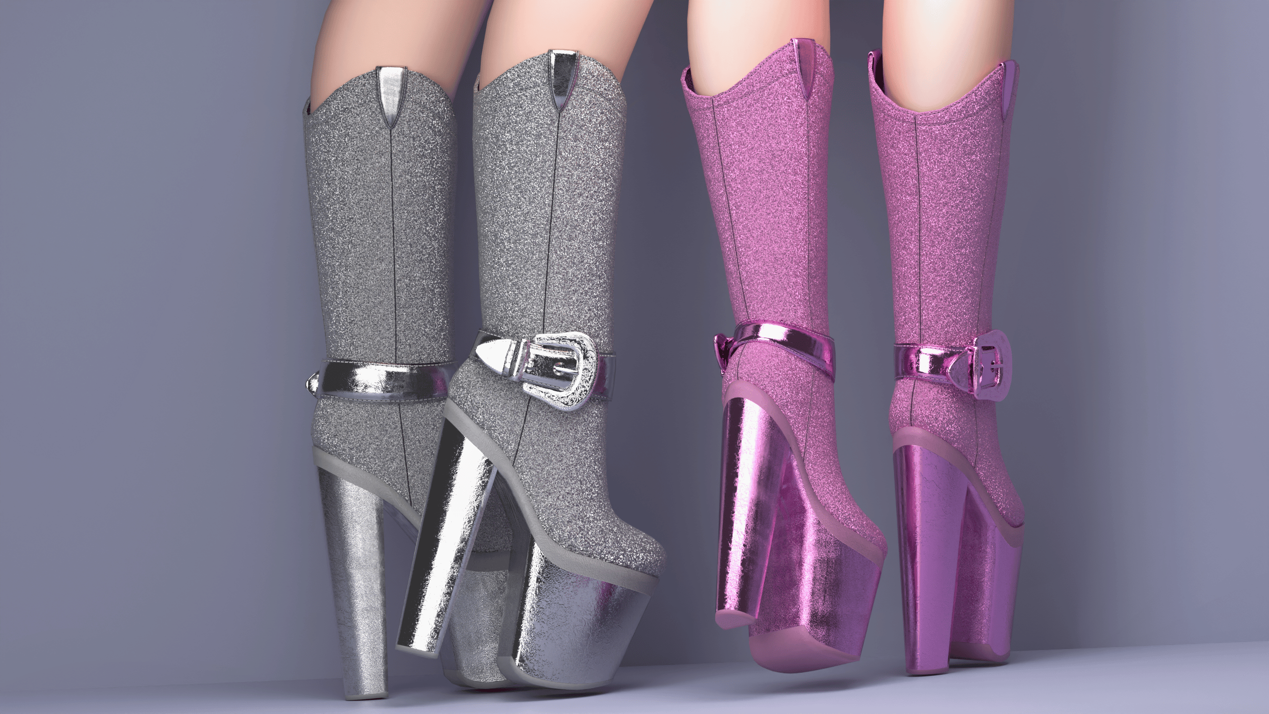 'Time To Party' Cowboy Boots