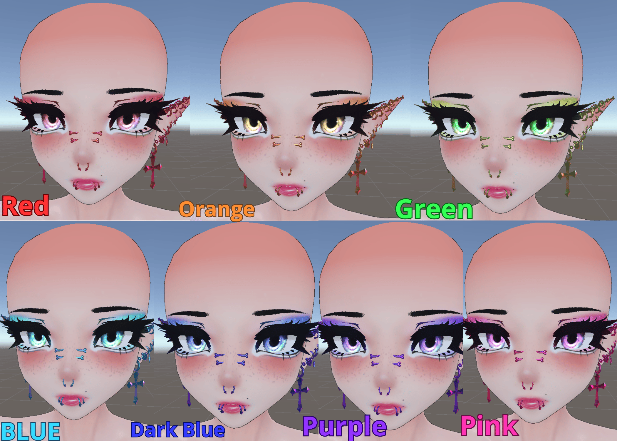 Gyaru Shine makeup for GodWhisper & GodMagician