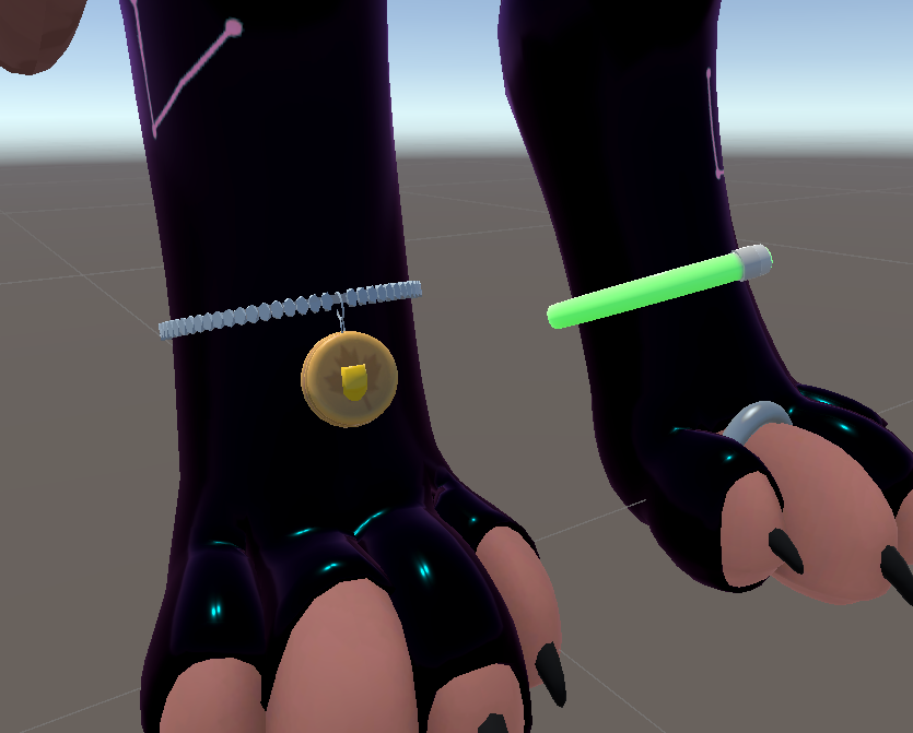 Dynamic Anklet Pack (Gold • Silver • Glow) – VRChat / Waggan, Origing, Viwi, Ready