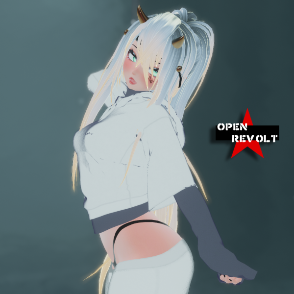 "Kustom" [VRC PC Avatar] [Cloth Slide Toggle]
