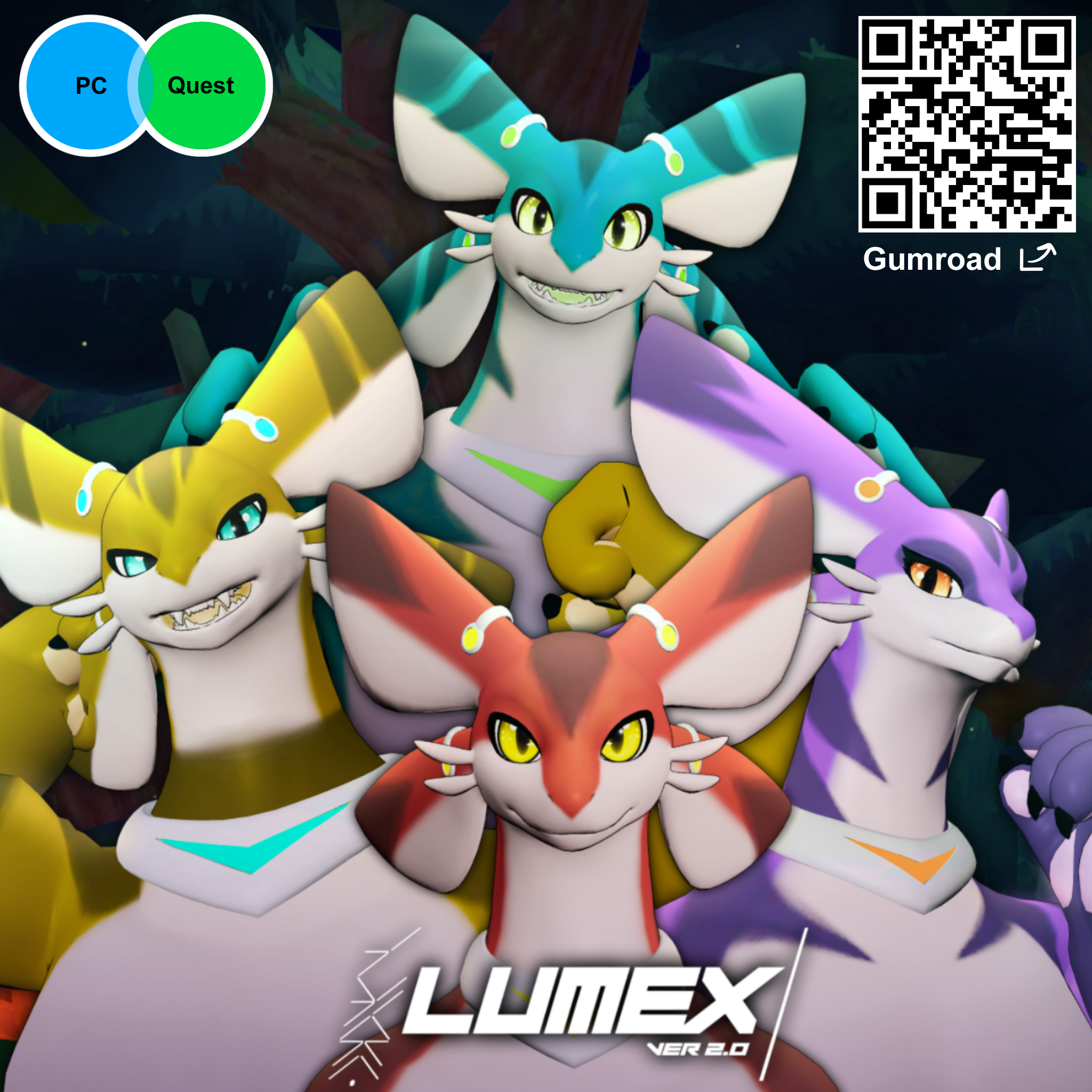 Lumex 2.0 [VRChat Avatar Base]