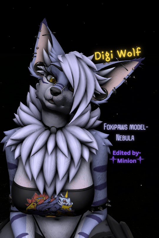 Digi WereWolf Nebula Texture