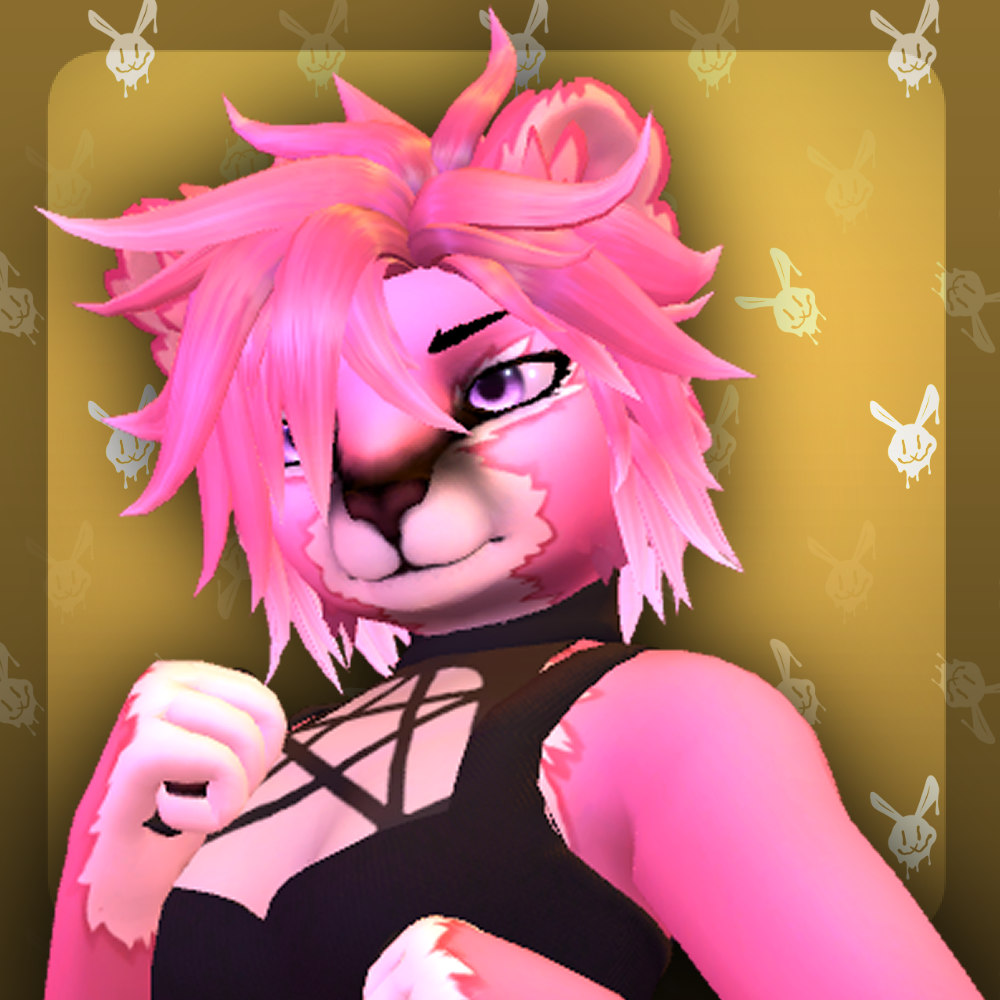 Angel // The Punk Panther // Cat Feline Cougar Avatar for VRChat