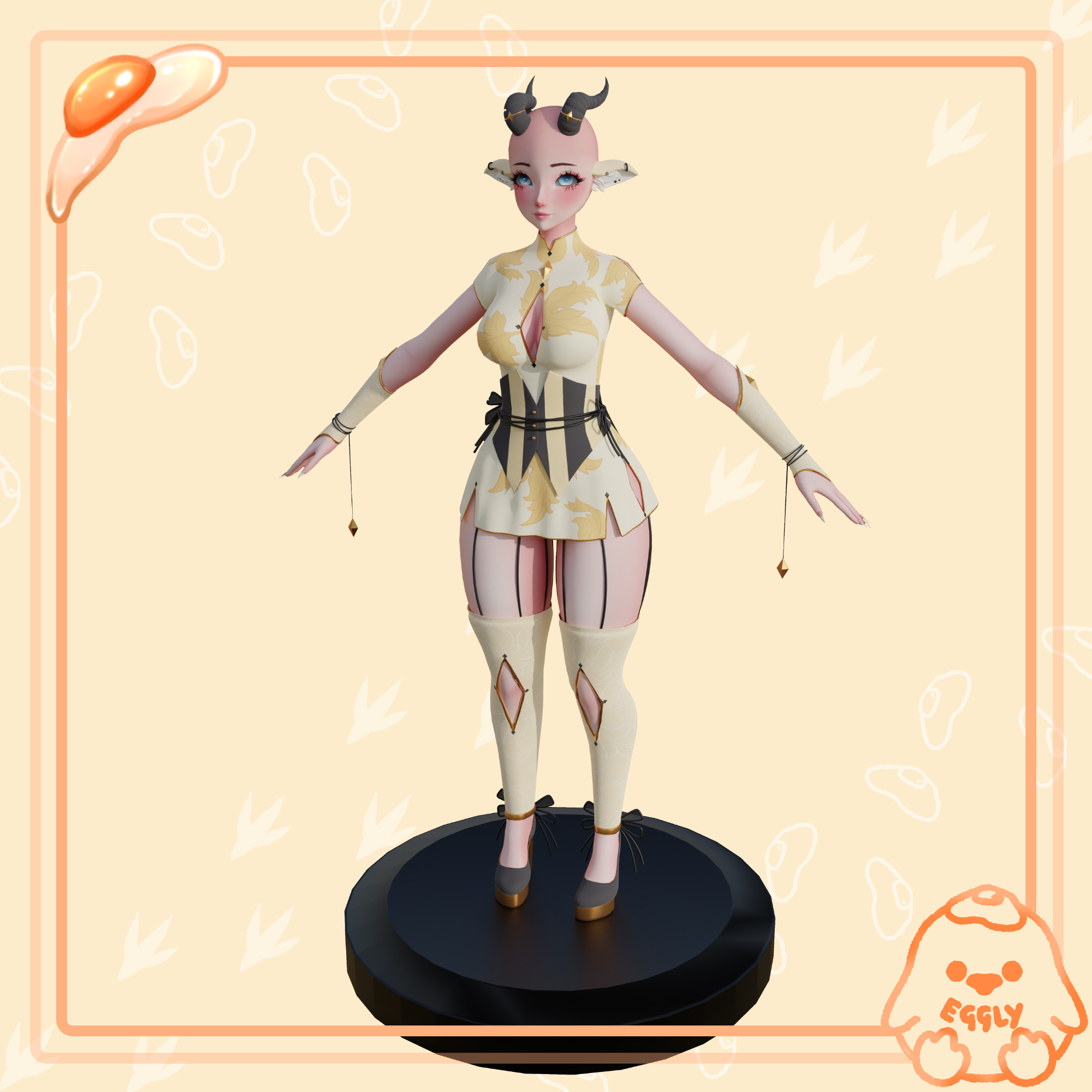 Golden Faun Outfit