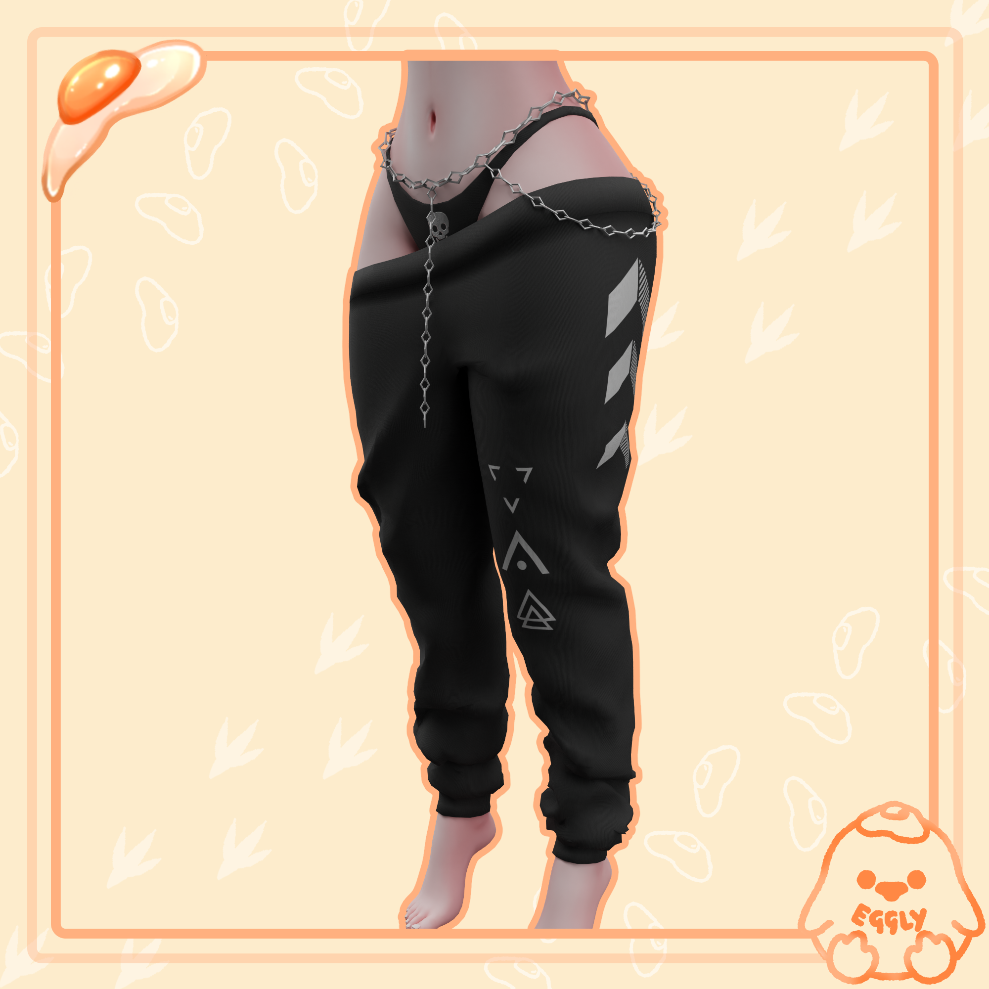Pulled Down Sweatpants