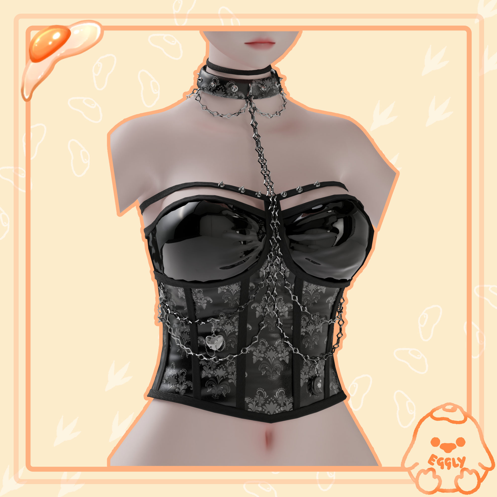 Chain Goth Corset