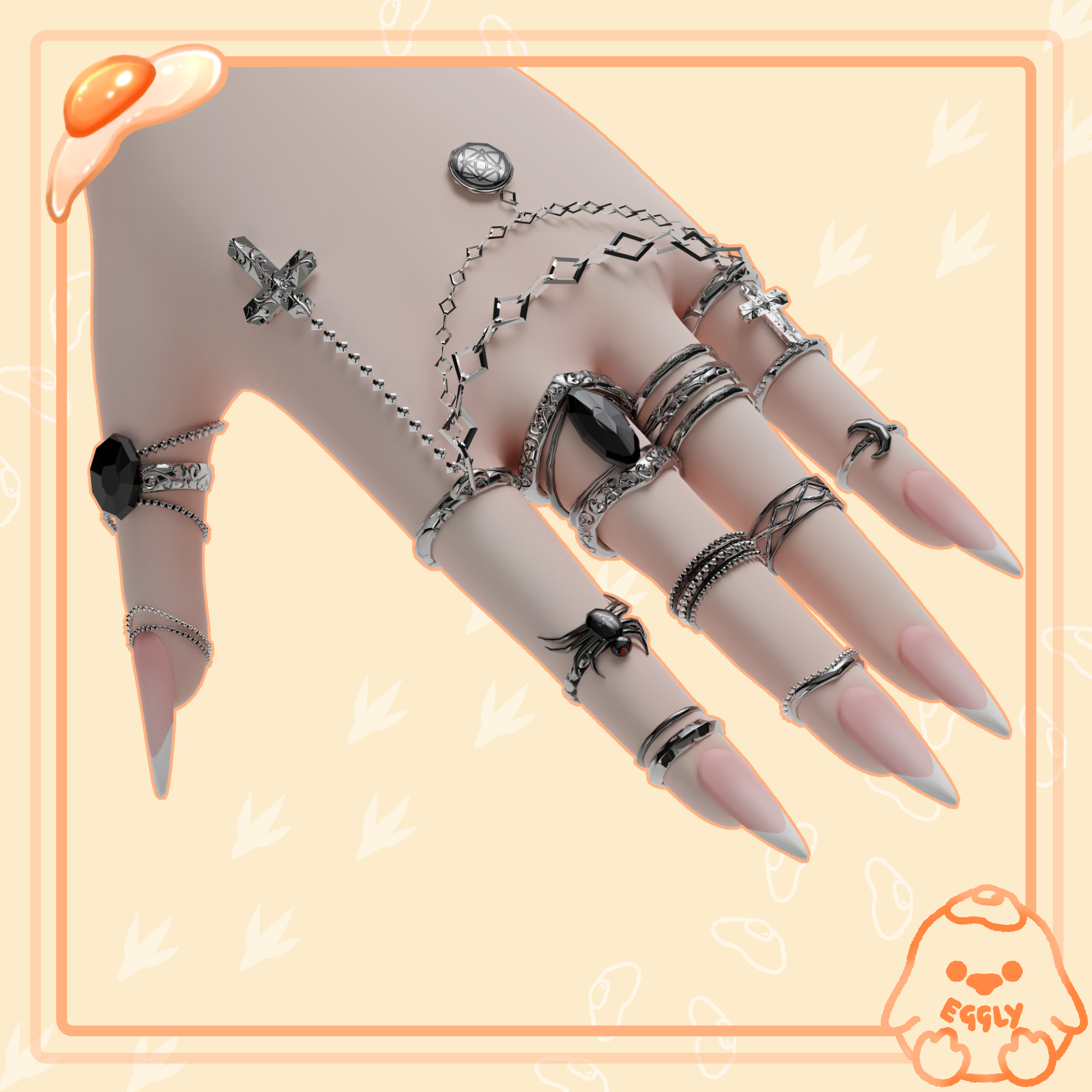 Selene: Goth Rings