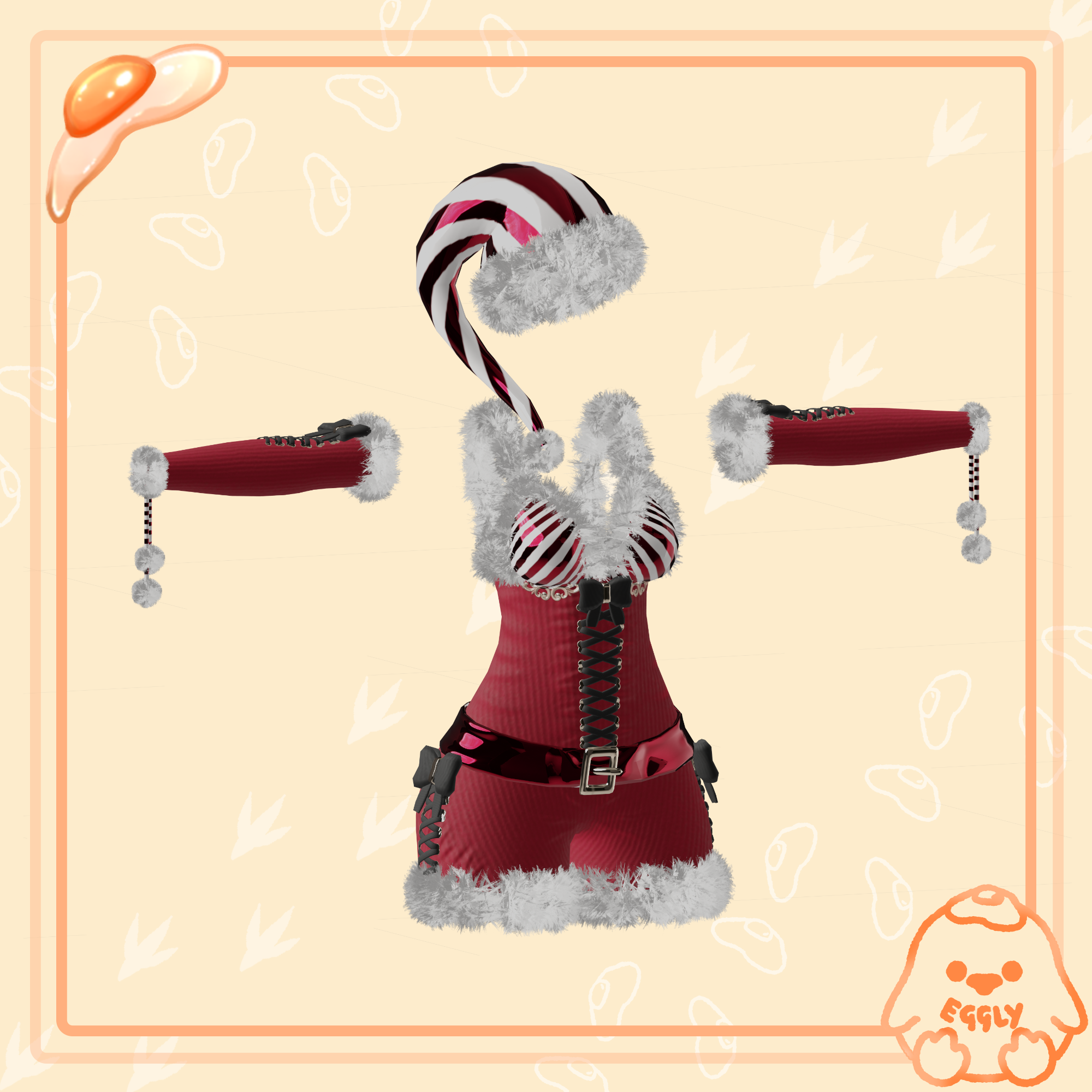 Lana: Candycane Outfit