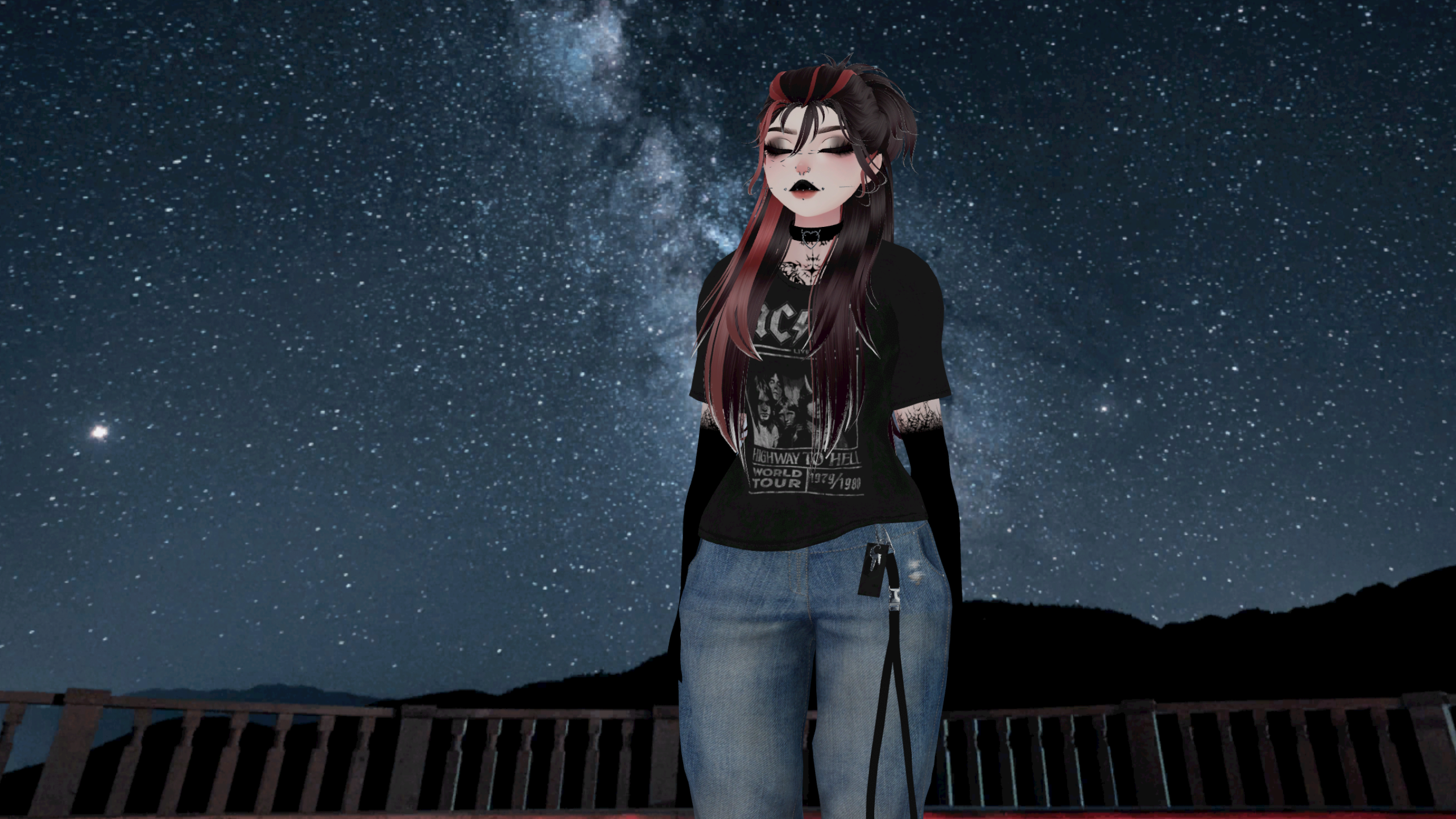 Shayla The Goth Raccoon