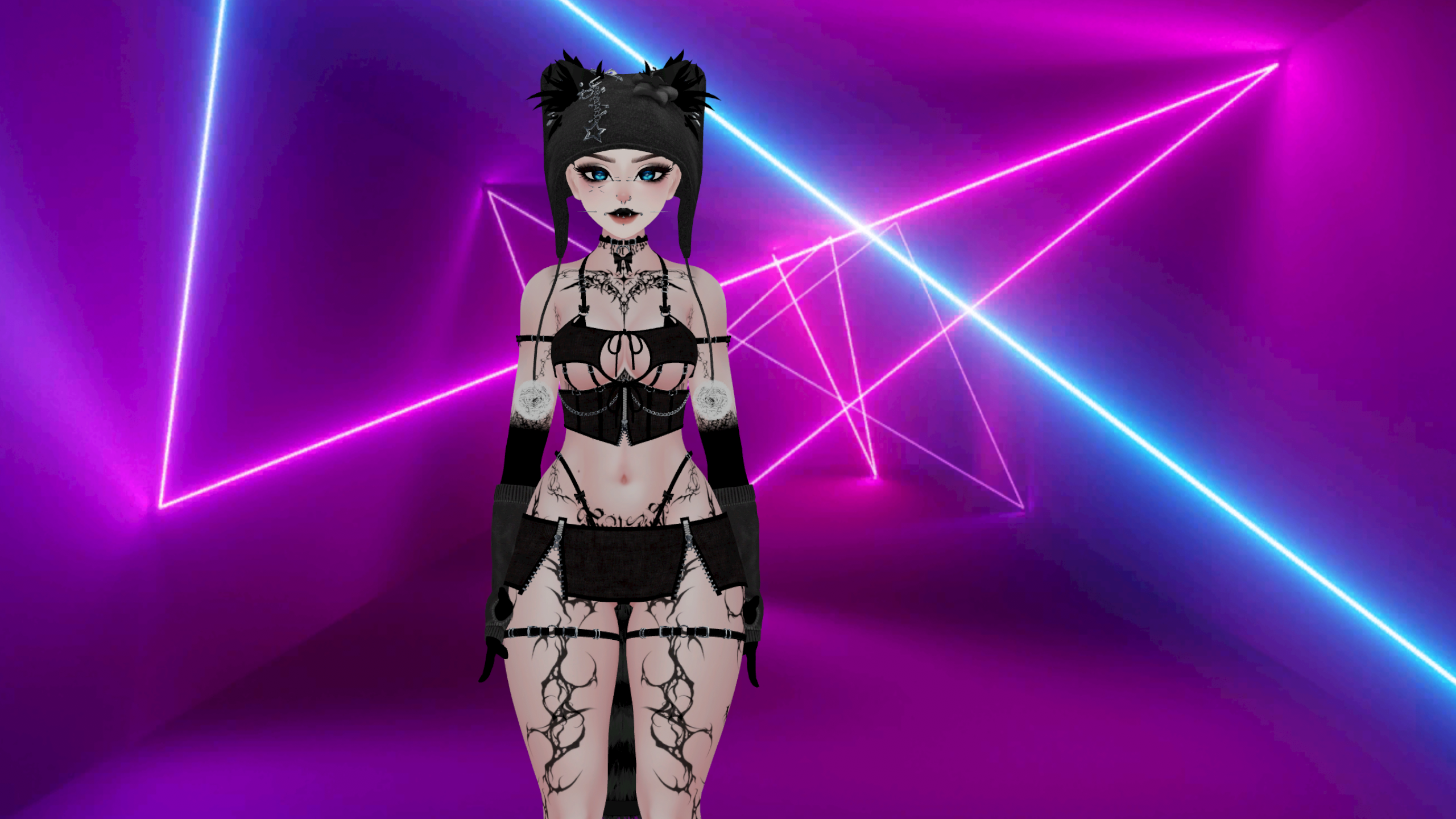 Shayla The Goth Raccoon