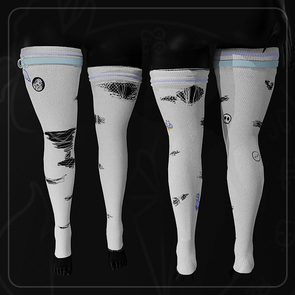 Ripped Femboy Thigh Highs / Mocca and Milk versions
