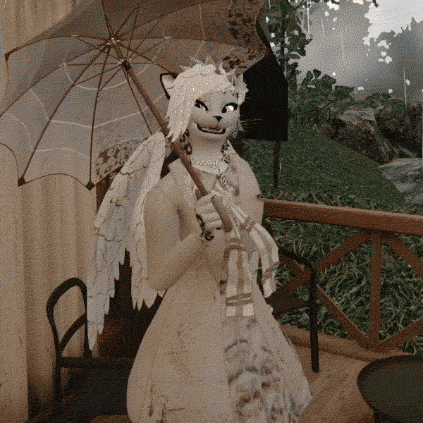 Sword Parasol / Umbrella For VRChat (Any Avatar! VRCFury)