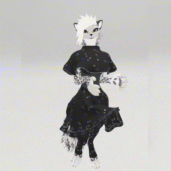 Long Starry Dress (Rexouium, VRChat, ChilloutVR)