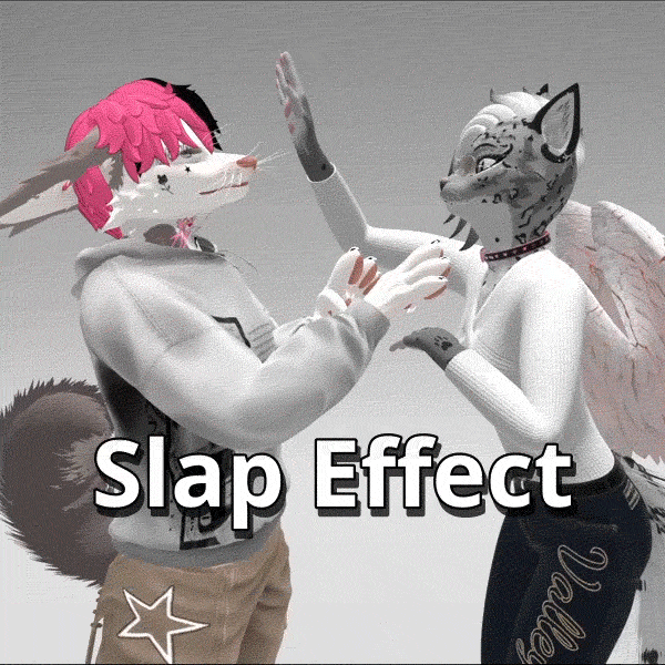 Slap / high five effect (any avatar) (Screen effect + Sound)