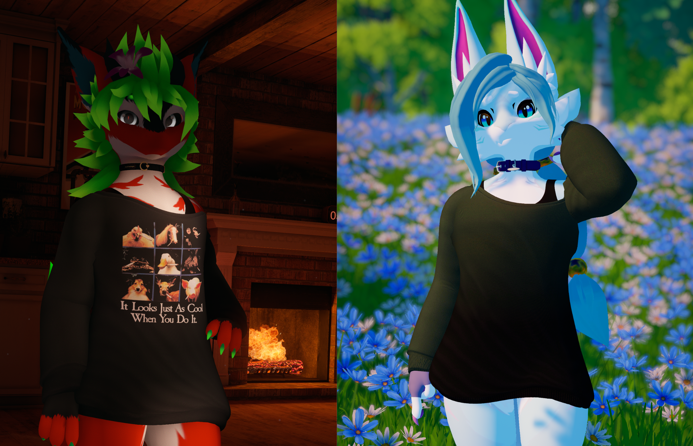 Off Shoulder Sweater Pack - Nardoragon and Novabeast