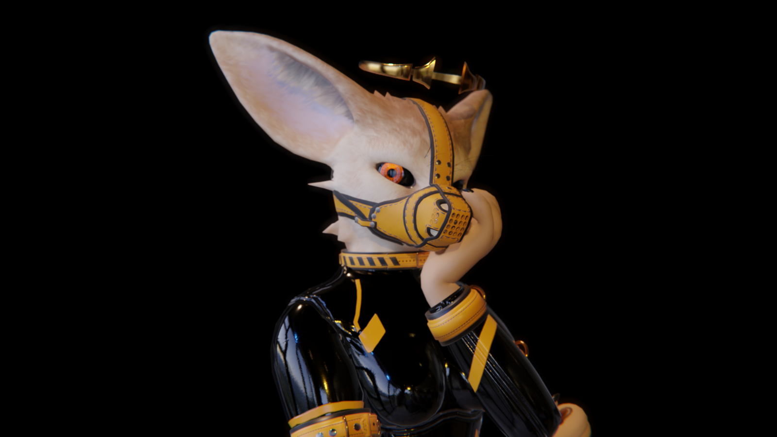 Rexouium / FaraRex Leather Muzzle