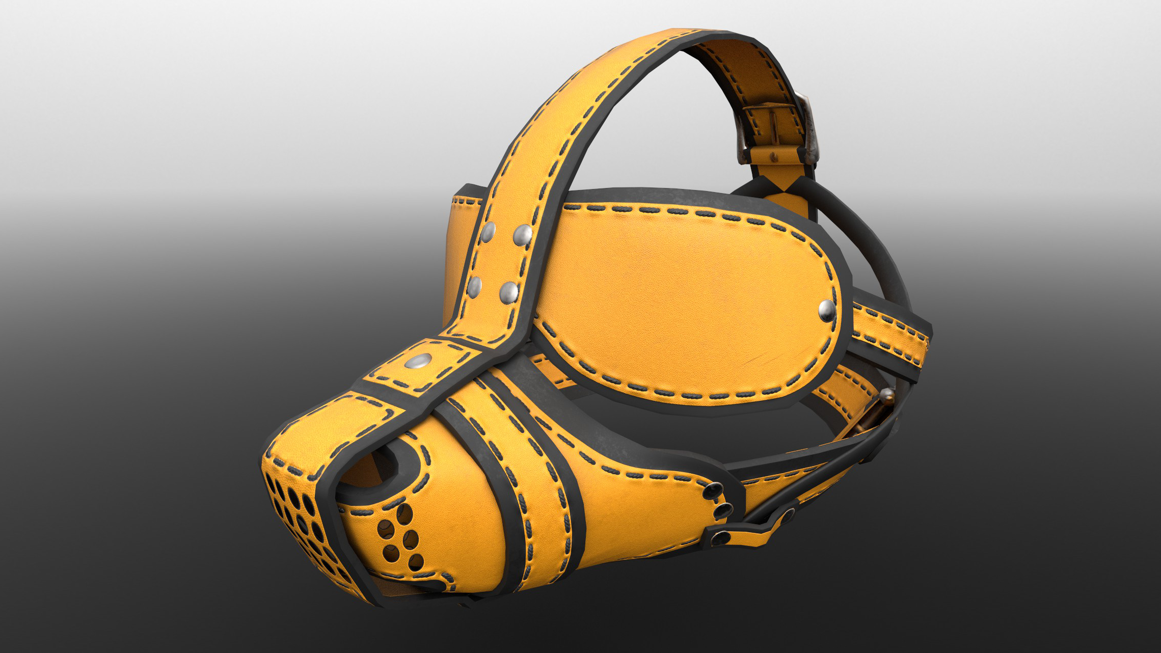 Rexouium / FaraRex Leather Muzzle