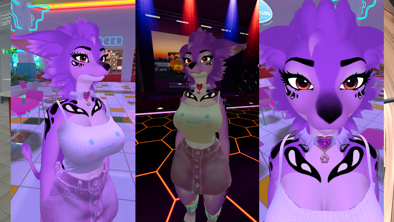 Outfit For Foxmoth (Cute and Goth Themed) | VRChat Clothing