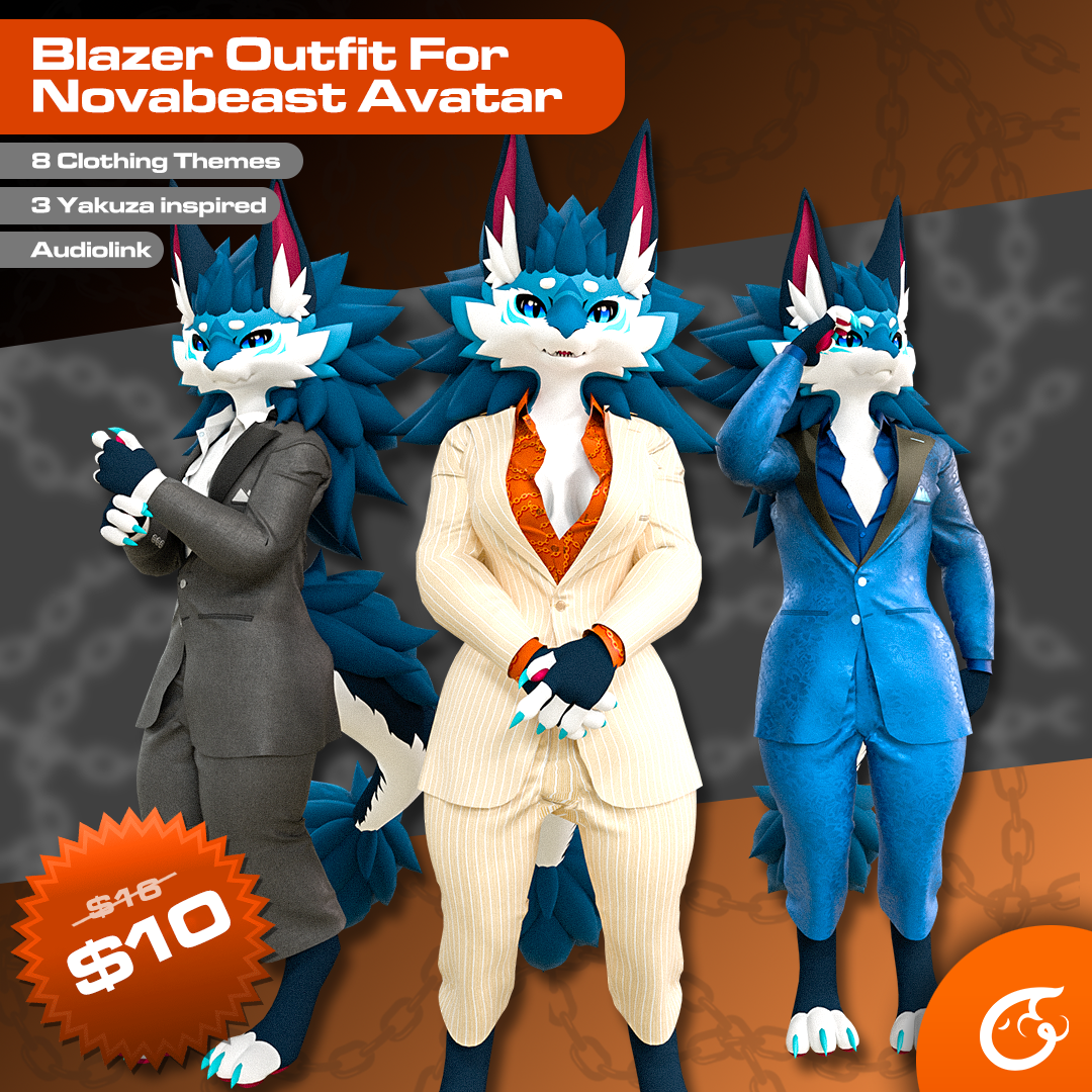 Blazer Outfit For Novabeast | VRChat Clothing