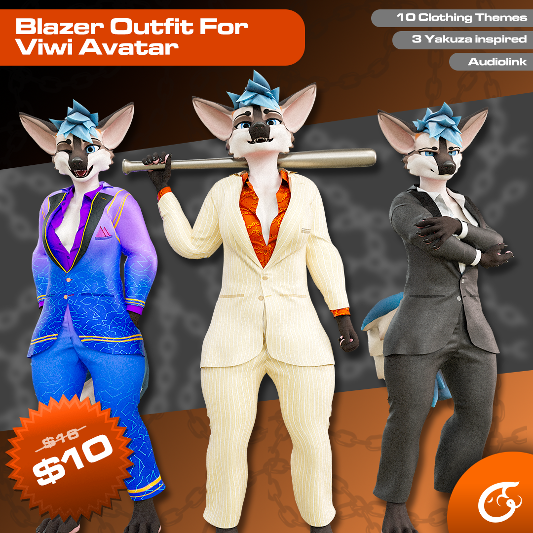 Blazer Outfit For Viwi | VRChat Clothing