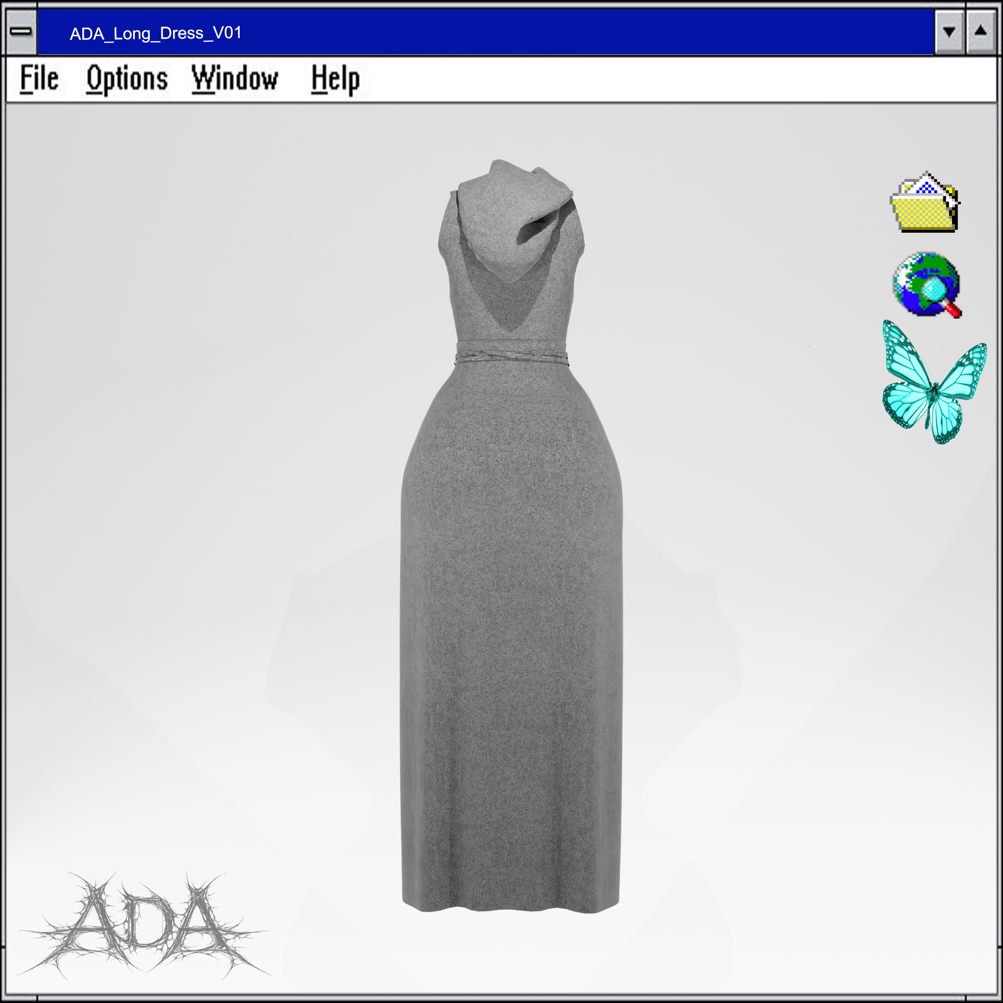 ADA Long Dress v01