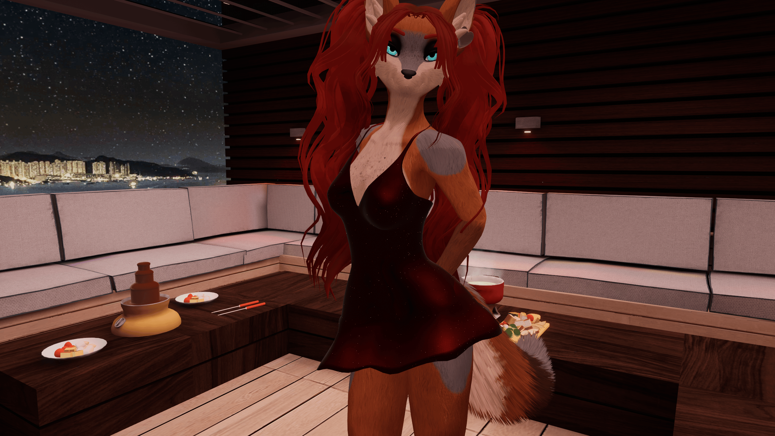 Cocktail Dress for Winterpaw Fem Canine