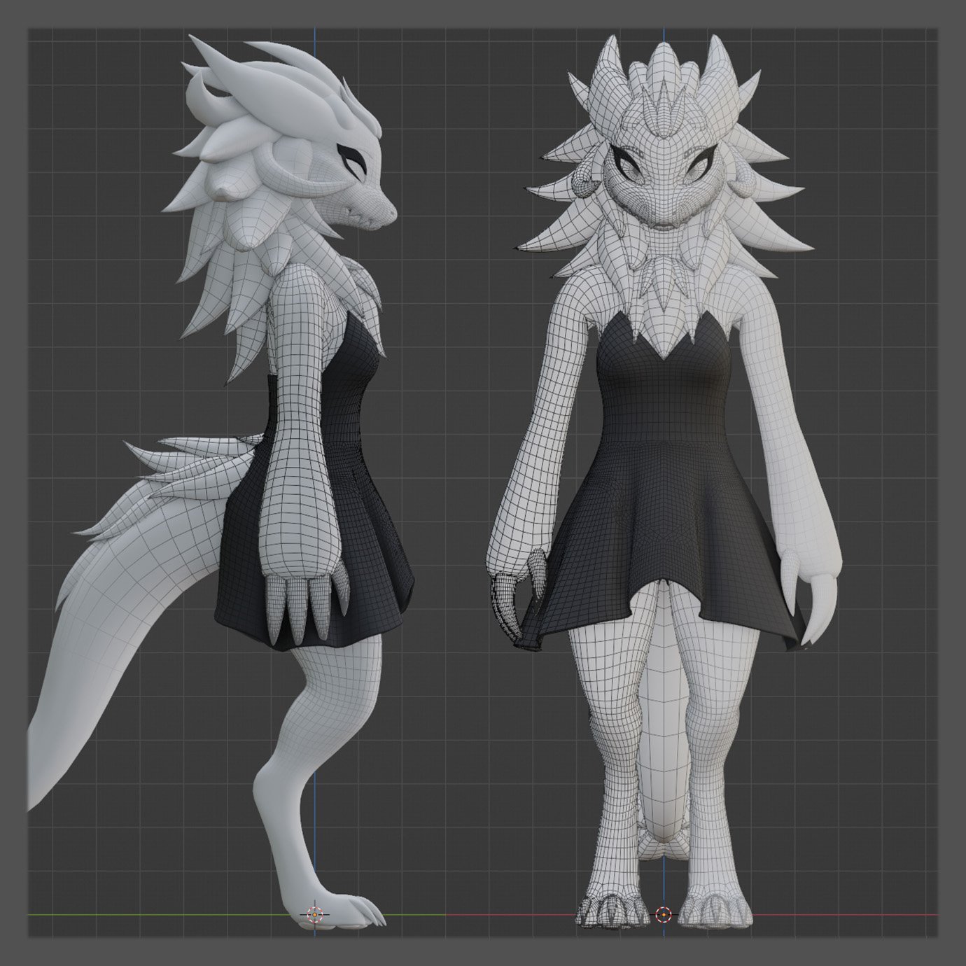 Strapless Wickerbeast Dress