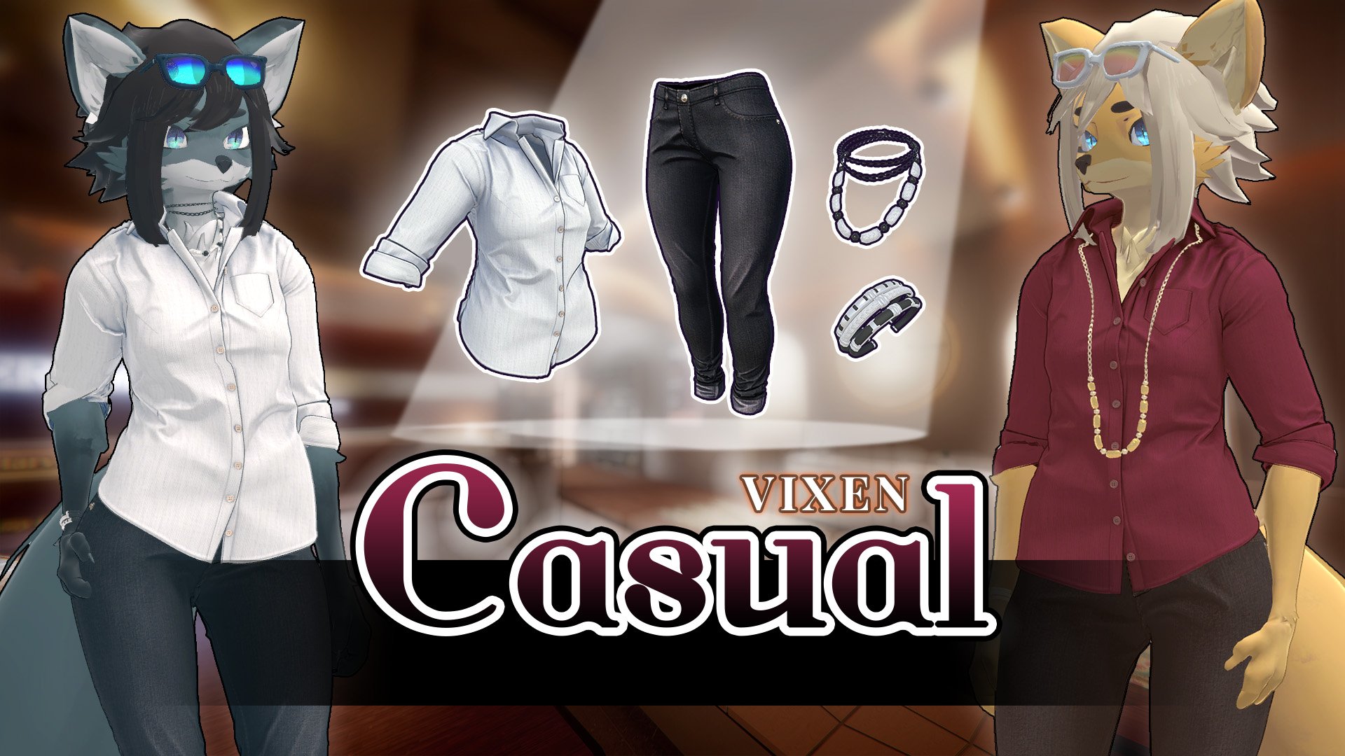 Vixen Casual Clothing & Jewelry Set