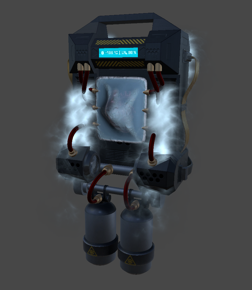 Cryo Backpack / Vrchat Asset