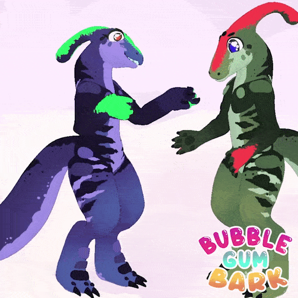 BGB Parasaurolophus VRChat Avatar (Model Jam)