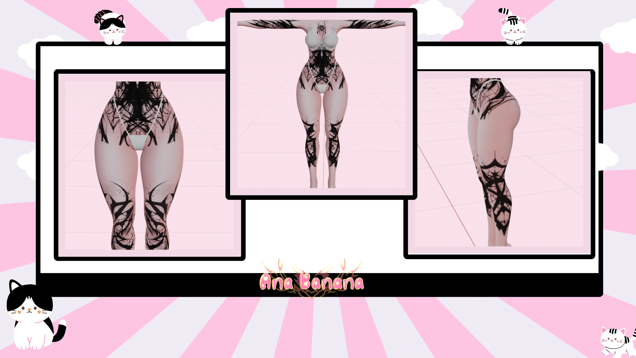 (J:)⛓ Goth Tatts | Vrbase Egirl