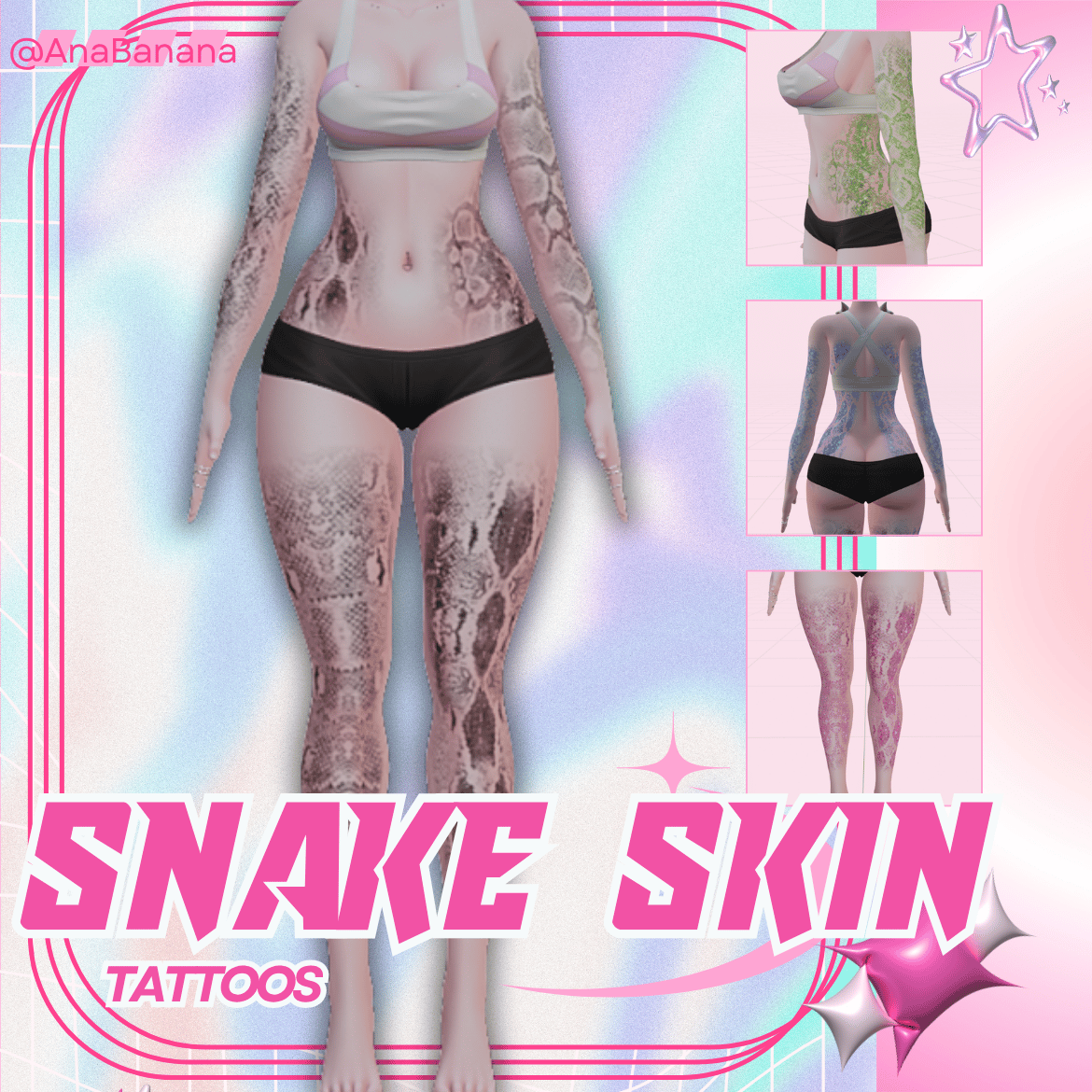 (J:)🐍 Snake Skin | Vrbase Egirl 