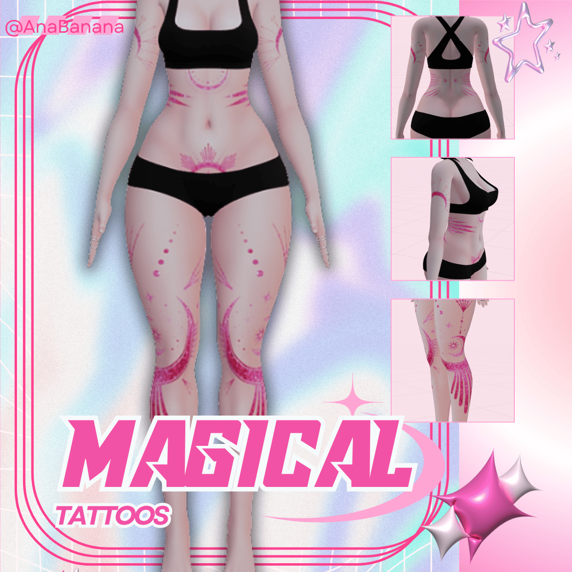 (J:)🔮 Magical Tatts | Vrbase Egirl 
