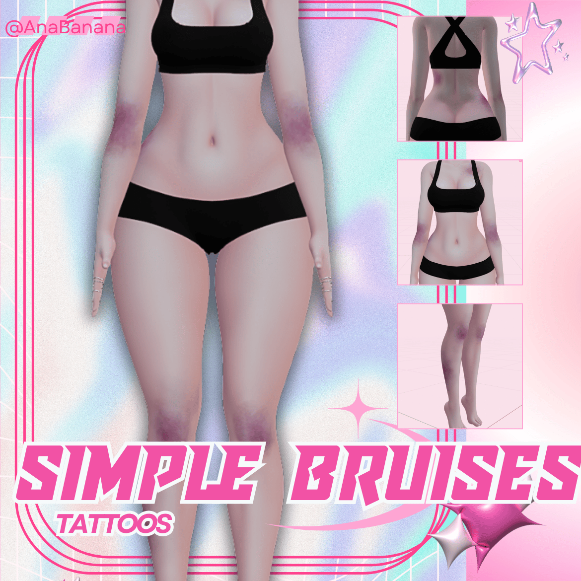 (J:)🩹 Simple Bruises | Vrbase Egirl 