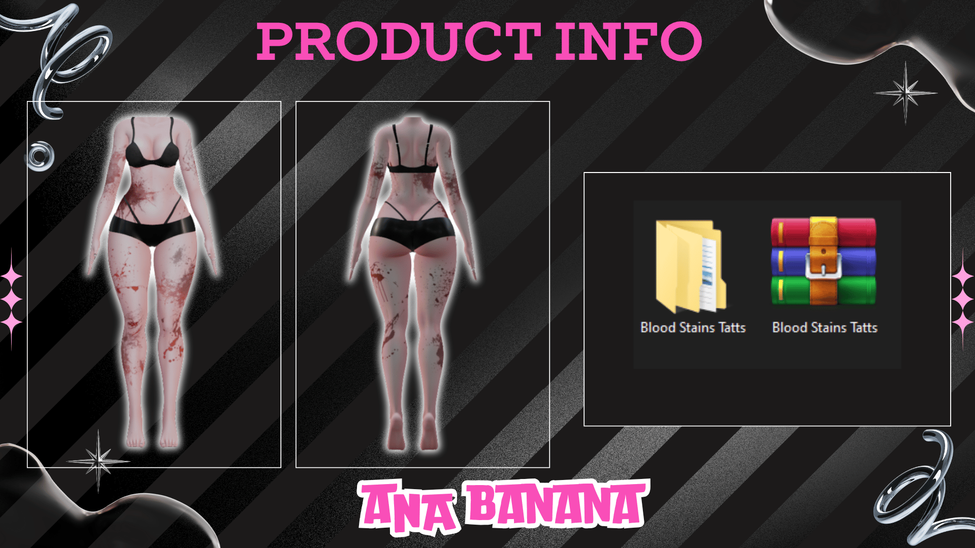 (J:)🩸 Blood Stains Tatts | Vrbase Egirl
