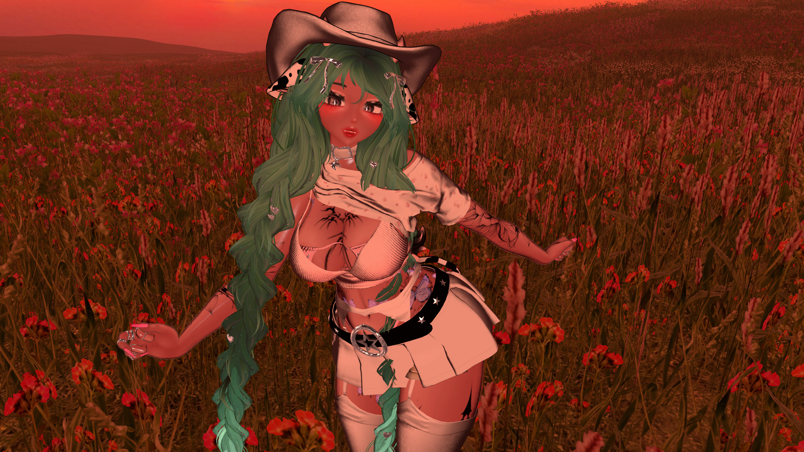 (J:)🐄 Daisy the Cowgirl | Vrcft + Quest + Furry (Bundle)