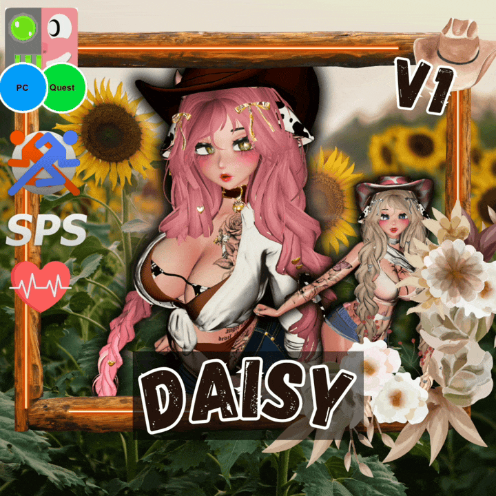 (J:)🐄 Daisy the Cowgirl | Vrcft + Quest + Furry (Bundle)