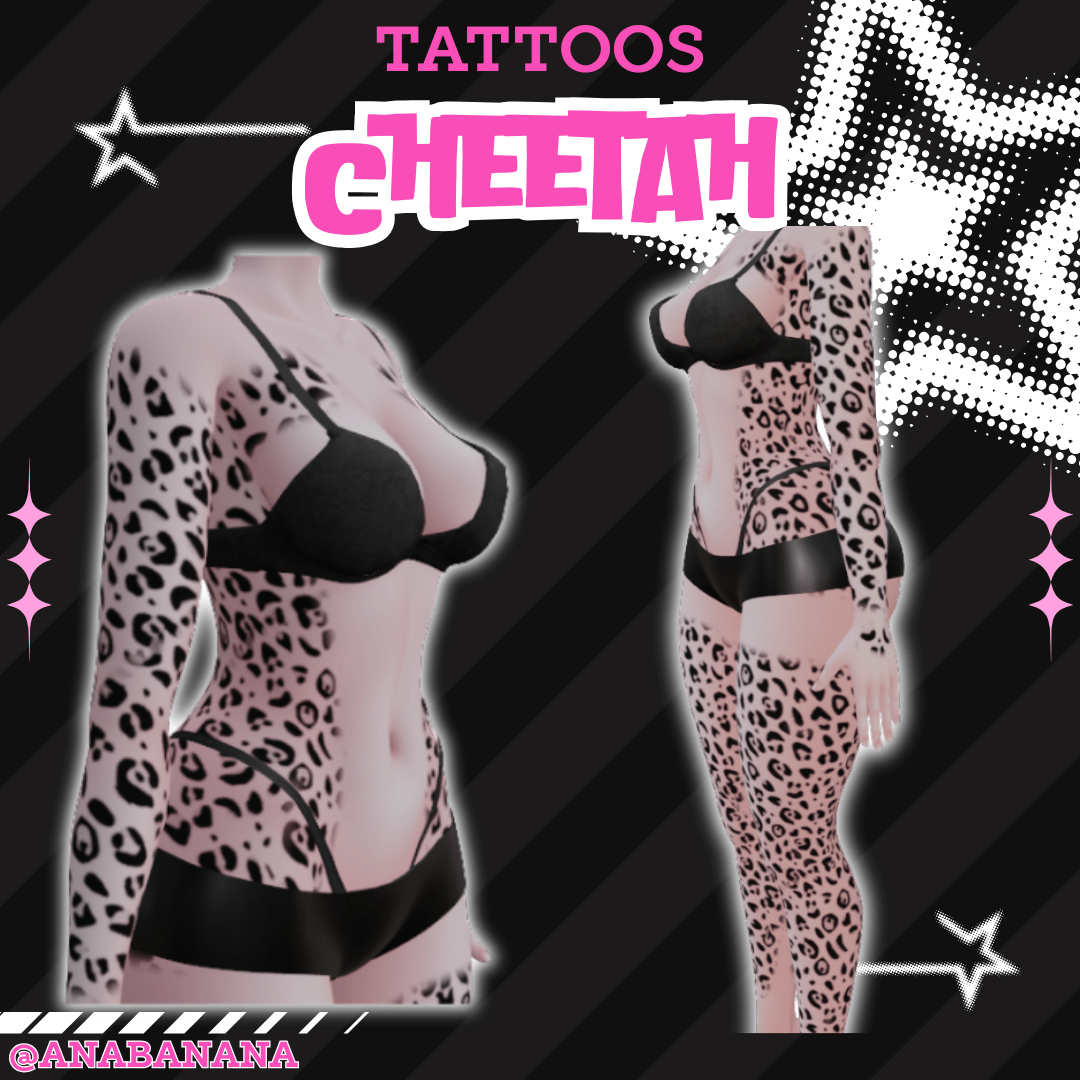 (J:)🐆 Cheetah Skin Tatts | Vrbase Egirl