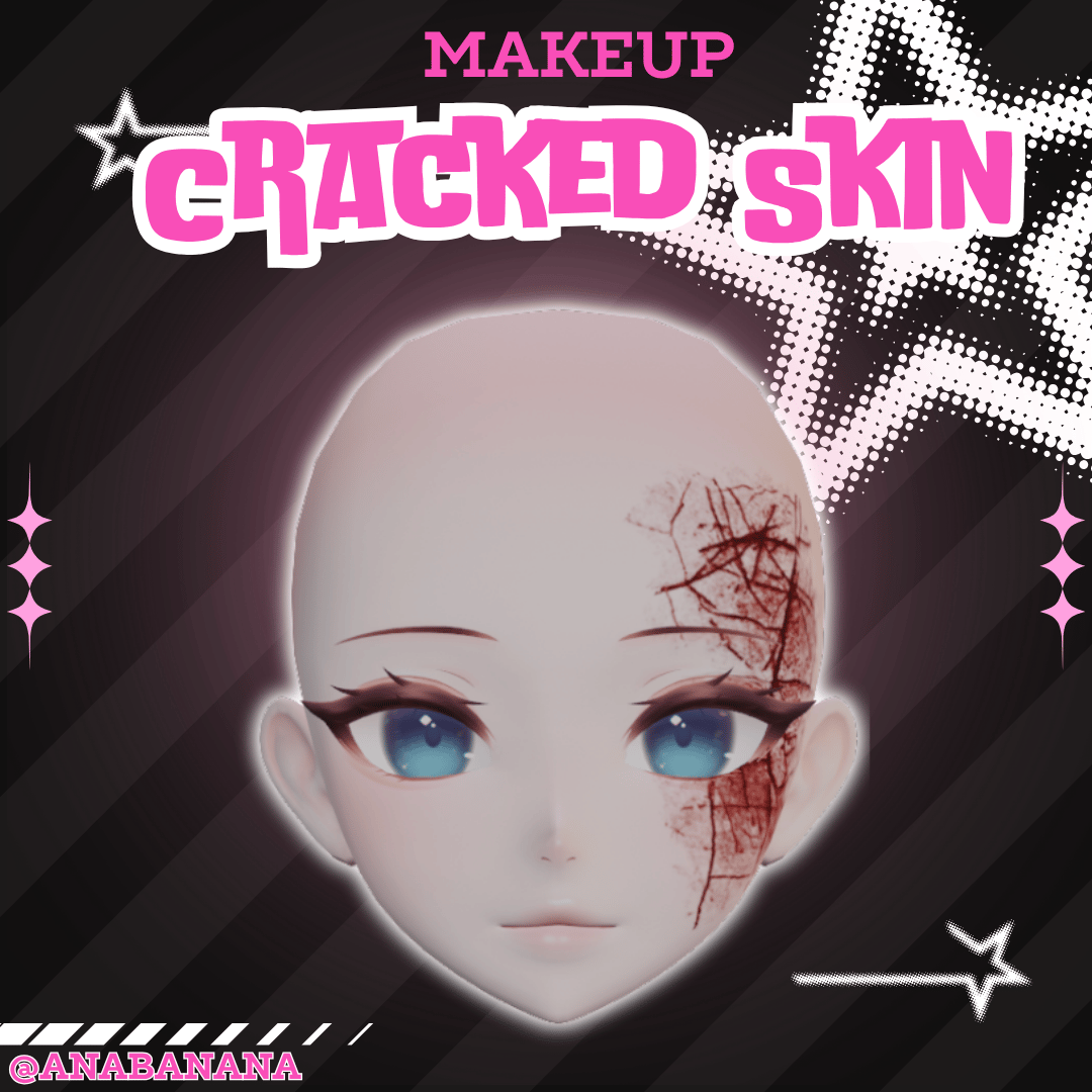 🩸 Cracked Skin Makeup | Starlight