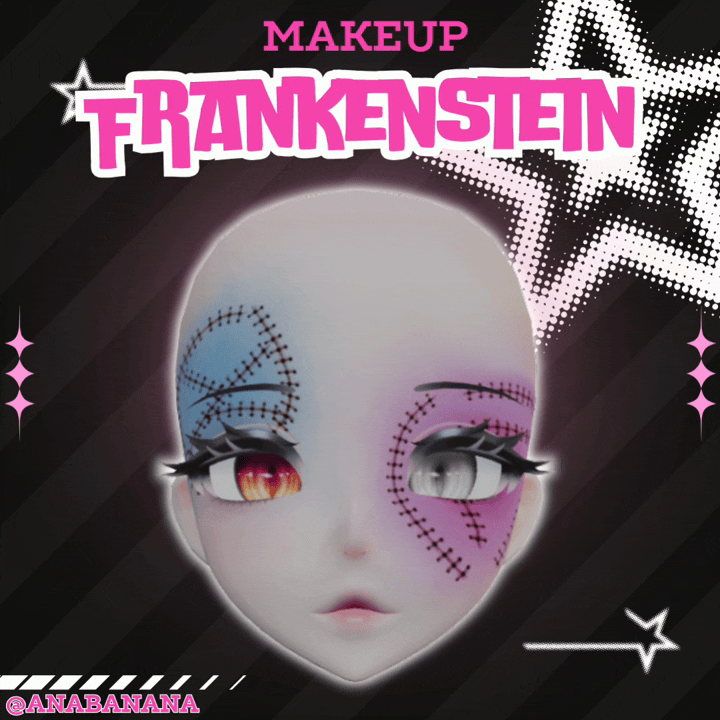 (J:)🧟 Frankenstein Makeup | Cici + Starlight