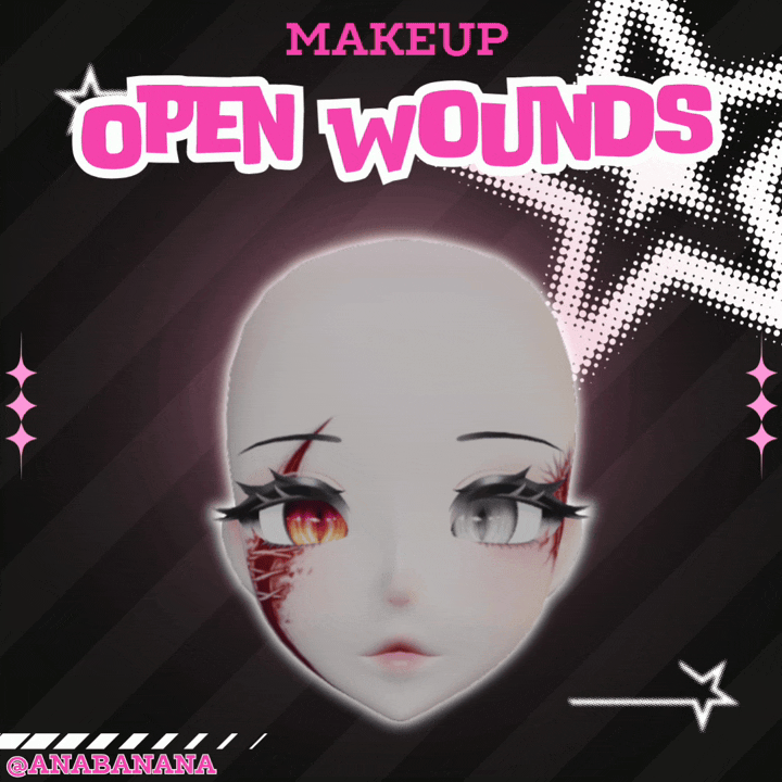 (J:)🩹 Open Wounds Makeup | Cici + Starlight