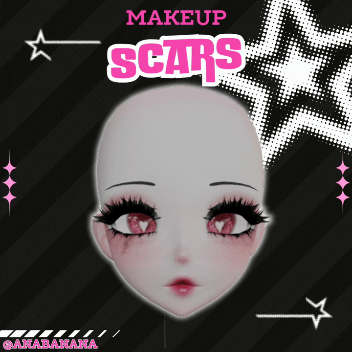 (J:)🩹  Scars Makeup | Cici + Starlight
