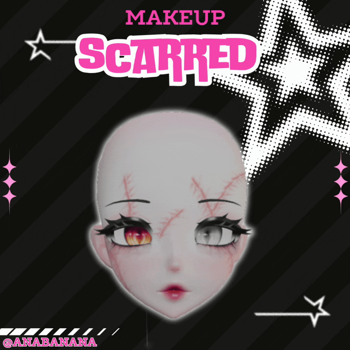 (J:)🤕🩹 Scarred Makeup | Cici + Starlight
