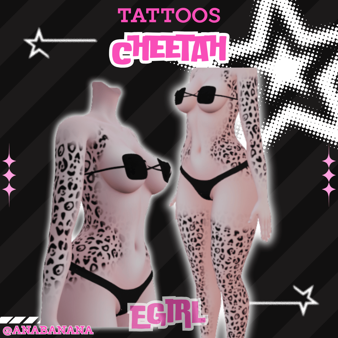 🐆 Cheetah Tatts | Egirl 