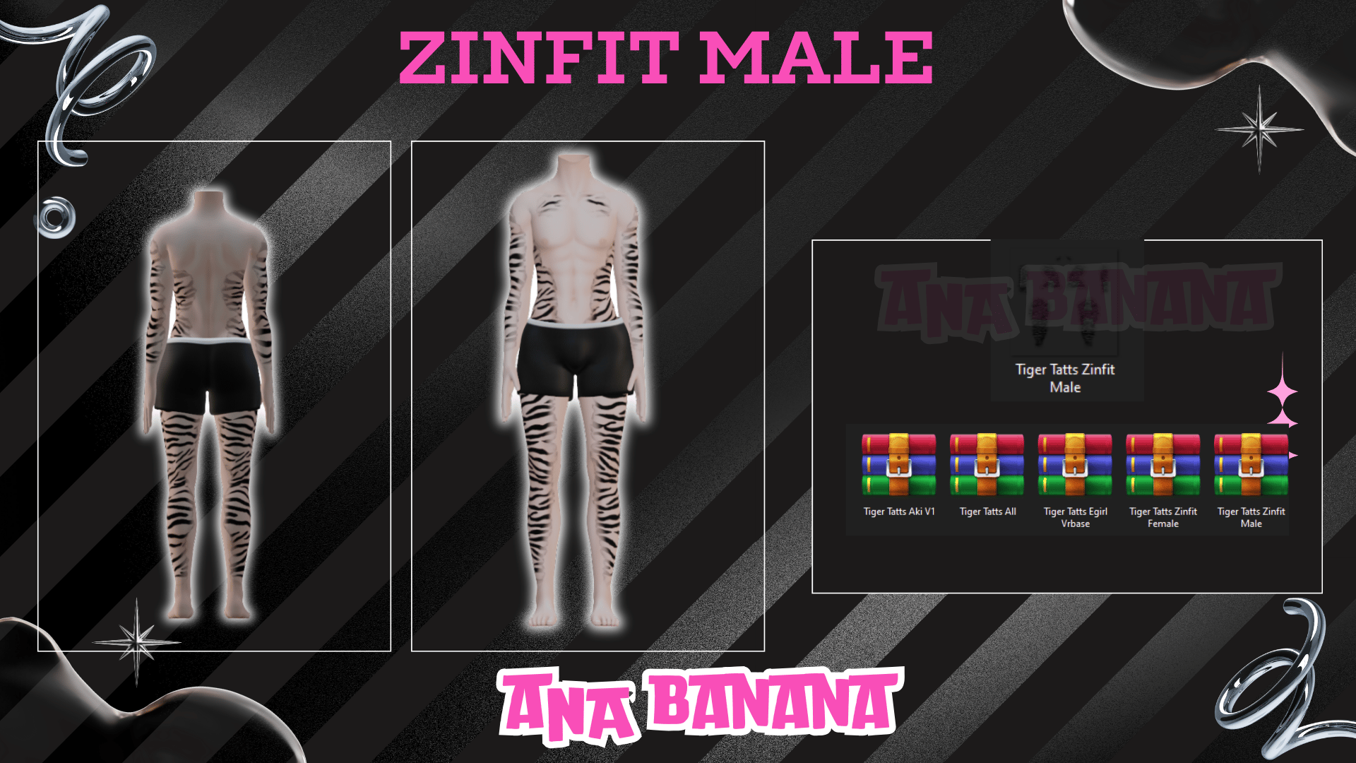 🐅 Tiger Tatts | Zinfit Male