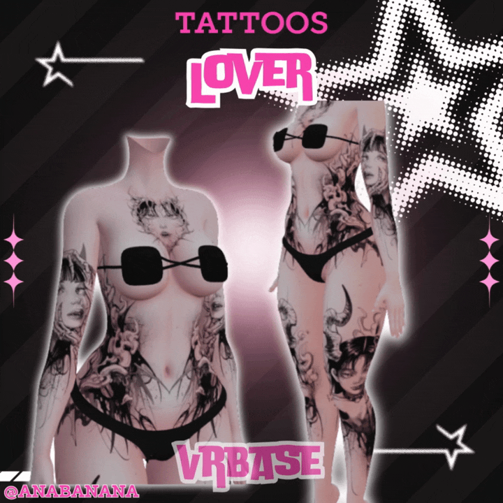 (J:)❤️ Lover Tatts | Vrbase+ Akii + Zinfit F/M