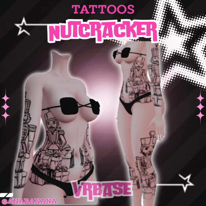 (J:)🗡️ Nutcracker Tatts | Vrbase + Akii + Zinfit F/M