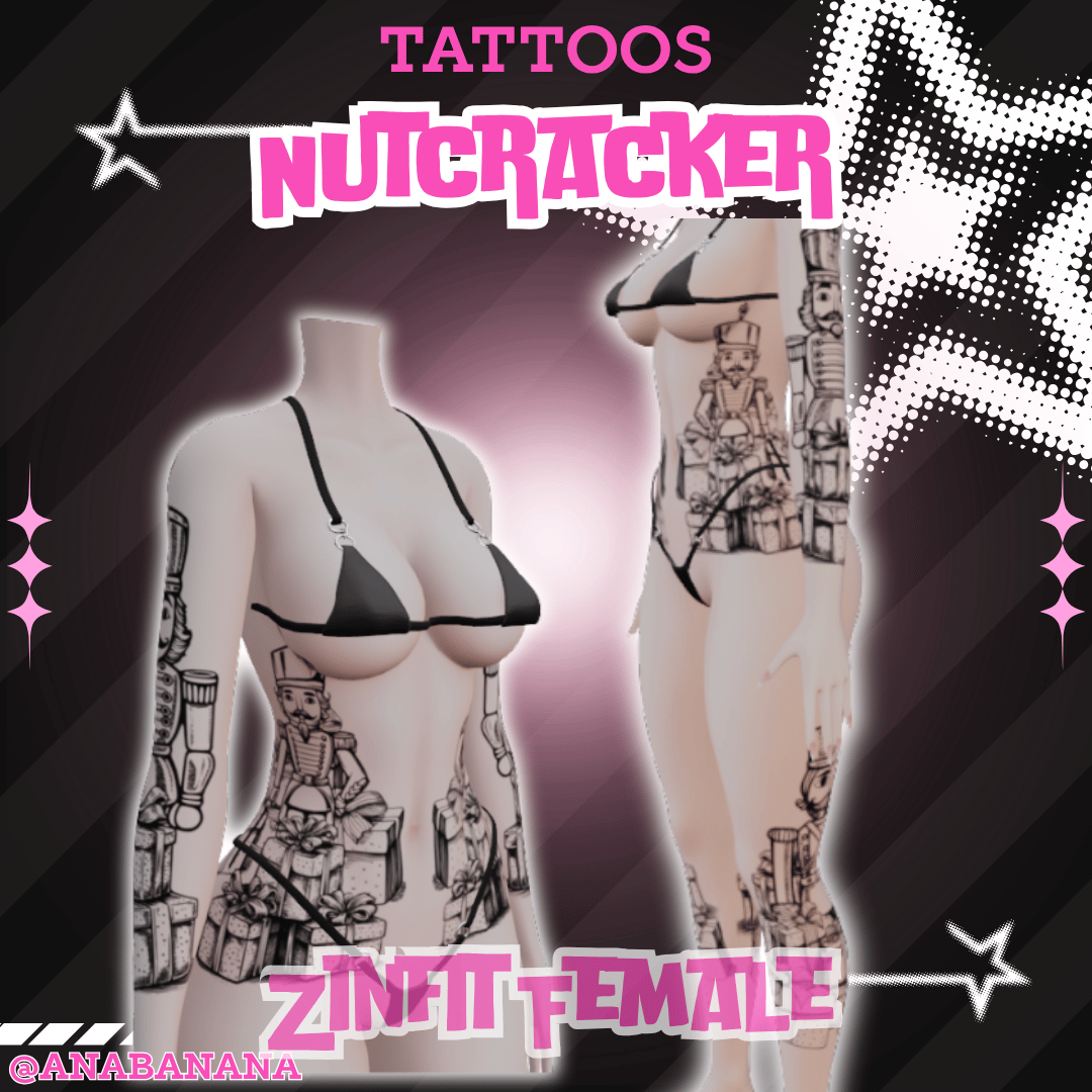 (J:)🗡️ Nutcracker Tatts | Vrbase + Akii + Zinfit F/M