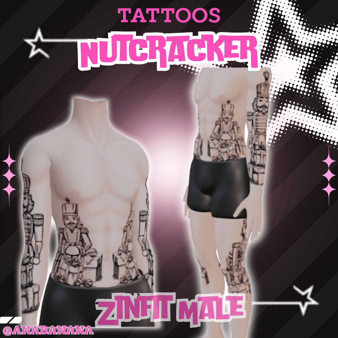 (J:)🗡️ Nutcracker Tatts | Vrbase + Akii + Zinfit F/M
